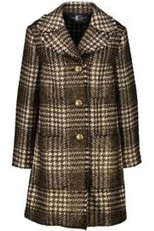 Luisa Cerano Damen Mantel mit Schurwolle