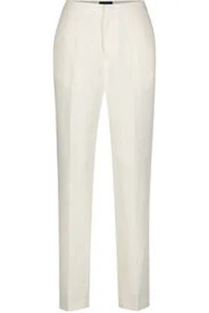 Fabiana Filippi Damen Hose aus Viskose und Leinen PANTALONE Regular Fit