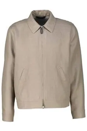 BRIONI Herren Bomberjacke mit Leinen und Wolle