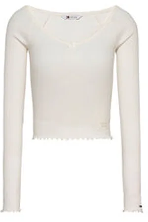 Tommy Hilfiger Damen Langarmshirt Slim Fit