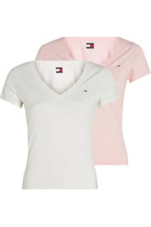 Tommy Hilfiger Damen 2er Pack T-Shirts Slim Fit