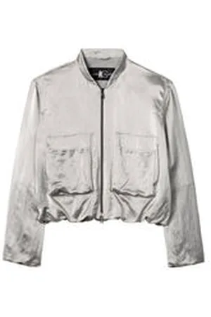 Luisa Cerano Damen Blousonjacke aus Satin
