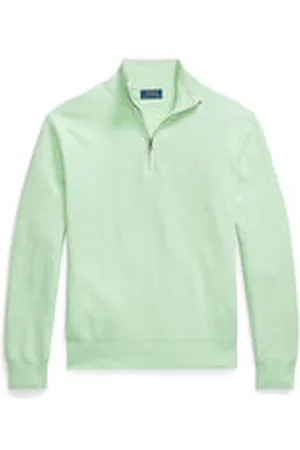 Ralph Lauren Herren Strickpullover aus Baumwolle mit Troyerkragen