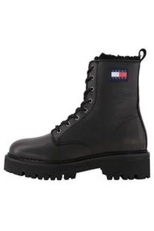 Tommy Hilfiger Damen Schnürboots TJW URBAN BOOT TUMBLED LTR WL