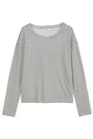 Marc O’ Polo Damen Longsleeve aus Viskose Regular Fit