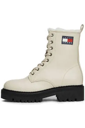 Tommy Hilfiger Damen Schnürboots TJW URBAN BOOT TUMBLED LTR WL