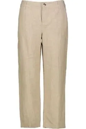 Mac Damen Leinenhose NORA CROPPED Relaxed Fit verkürzt