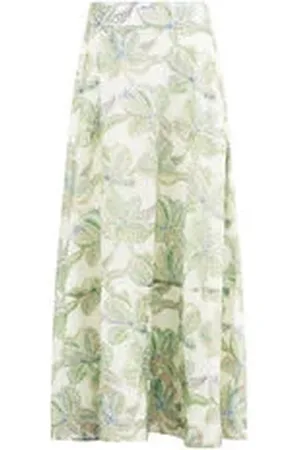 Riani Damen Maxirock DESERT ROSE PRINT