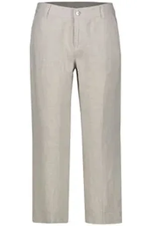 Mac Damen Leinenhose NORA CROPPED Relaxed Fit verkürzt