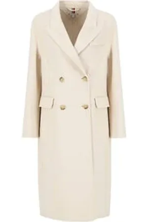 Tommy Hilfiger Damen Mantel mit Wolle Relaxed Fit
