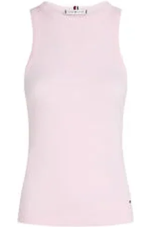 Tommy Hilfiger Damen Top SLIM 5X2 RIB TANK TOP NS