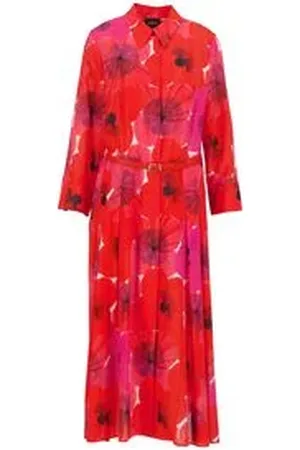 AKRIS Damen Blusenkleid aus Baumwolle