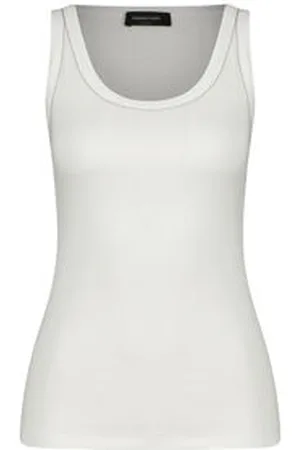 Fabiana Filippi Damen Top aus geripptem Jersey