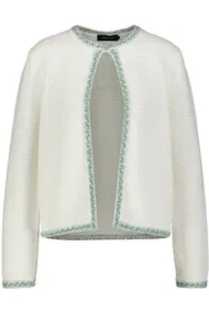 Fabiana Filippi Damen Strickjacke aus Bio-Baumwolle mit Pailletten