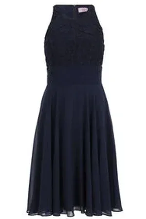 Vera Mont Damen Abendkleid mit Spitze
