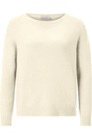 Rich & Royal Damen Strickpullover mit Alpaka COZY CREW NECK