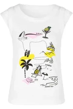 Marc Cain Damen Top mit Print