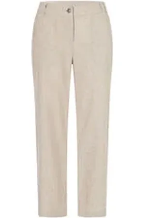 Mac Damen Leinenhose NORA CROPPED Relaxed Fit verkürzt