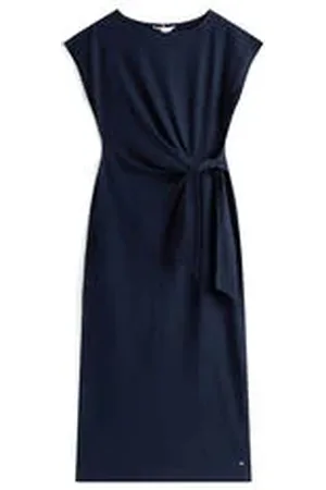 Tommy Hilfiger Damen Maxikleid mit Knotendetail