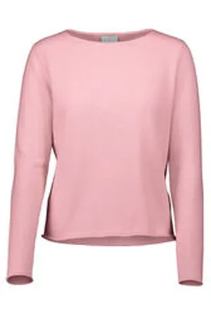 Allude Damen Strickpullover aus Baumwolle-Kaschmir-Mix