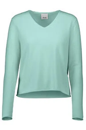 Allude Damen Strickpullover aus Baumwolle-Kaschmir-Mix