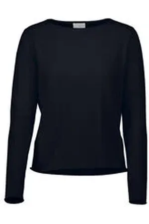 Allude Damen Strickpullover aus Baumwolle-Kaschmir-Mix