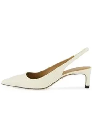 HUGO BOSS Damen Slingback-Pumps aus Leder