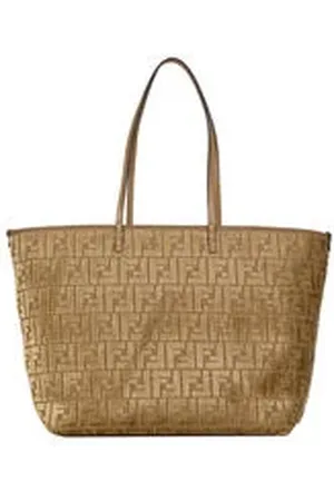 Fendi Damen Shopper mit Samt FF-Jacquard