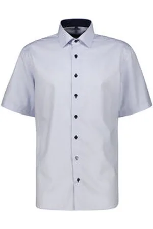 ETERNA Herren Hemd Modern Fit Kurzarm
