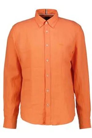 HUGO BOSS Herren Leinenhemd H-LIAM Regular Fit