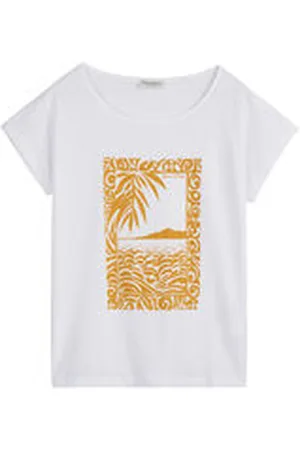 Marc O’ Polo Damen T-Shirt aus Bio-Baumwolle Relaxed Fit