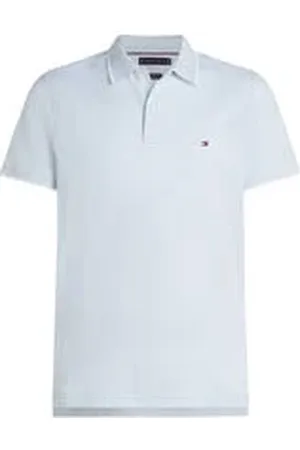 Tommy Hilfiger Herren Poloshirt mit Leinen LINEN REG POLO