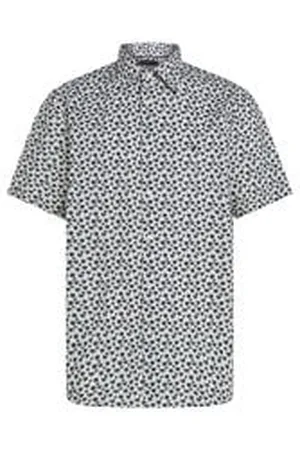 Tommy Hilfiger Herren Hemd FLEX POPLIN PALM SF SHIRT Slim Fit