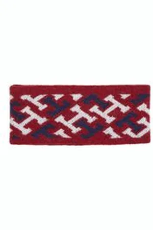 Tommy Hilfiger Damen Stirnband ICONIC MONOGRAM HEADBAND
