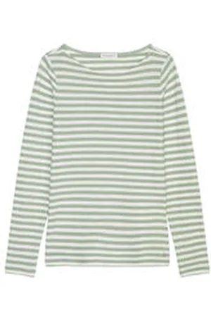 Marc O’ Polo Damen Langarmshirt aus Bio-Baumwolle