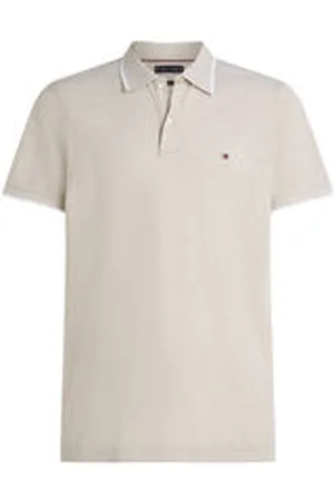 Tommy Hilfiger Herren Poloshirt mit Leinen LINEN REG POLO