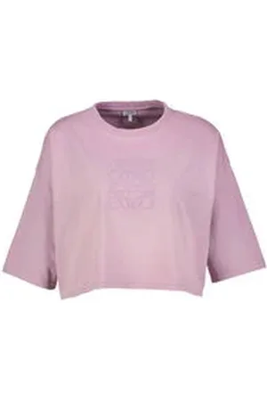 Loewe Damen T-Shirt ANAGRAM CROPPED