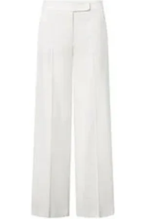 Windsor Damen Marlenehose mit Leinen und Lyocell Slim Fit