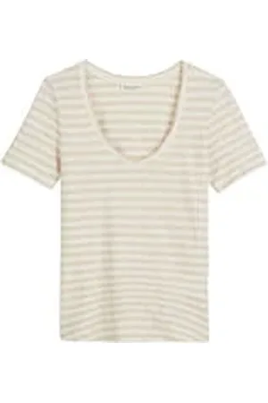 Marc O’ Polo Damen T-Shirt aus Bio-Baumwolle Regular Fit