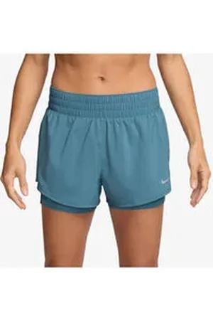 Nike Damen Trainingsshorts ONE DRI-FIT MID RISE 3in 2in1 Regular Fit