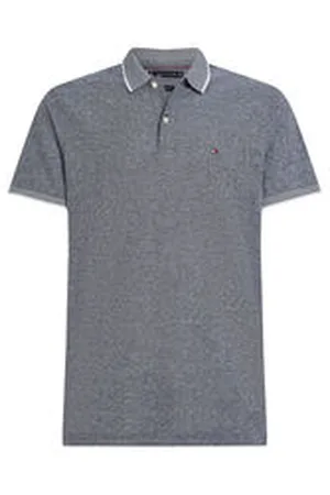 Tommy Hilfiger Herren Poloshirt mit Leinen LINEN REG POLO
