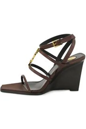 Saint Laurent Damen Keilsandaletten NICLA 90 SPONTINI SANDAL
