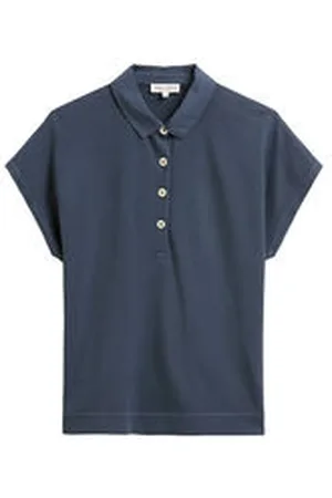 Marc O’ Polo Damen Poloshirt aus Baumwoll-Jersey