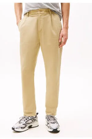 Tommy Hilfiger Herren Bundfaltenhose aus Twill ISAAC Regular Fit