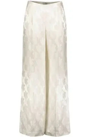 Fendi Damen Hose mit Seide BOUQUET SATIN