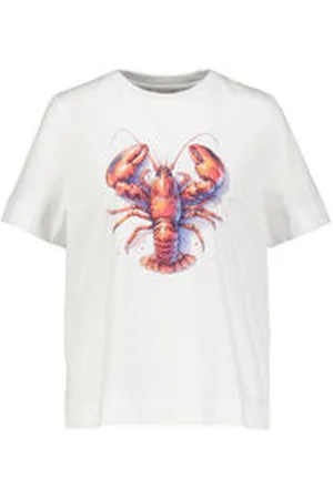 Rich & Royal Damen T-Shirt mit strassverziertem Print