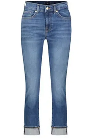 7 for all Mankind Damen Jeans RELAXED SKINNY Slim Ilussion