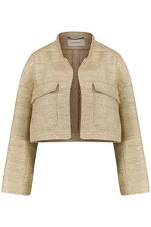 Dorothee Schumacher Damen Jacke aus Lurex-Tweed SHINY COOLNESS