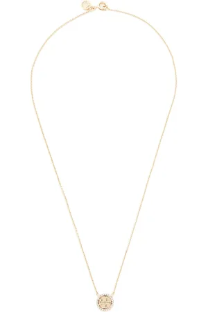 Tory Burch Halskette Crystal Logo Delicate Necklace 53420