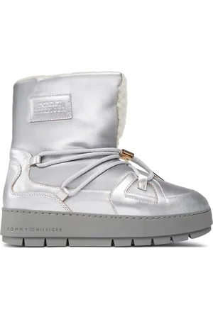 Tommy Hilfiger Schneeschuhe Tommy Essential Silver Snowboot FW0FW07506